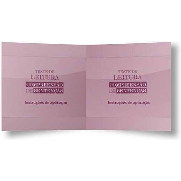 TELCS - Teste de Leitura:  Compreensão de Sentenças - Cartão