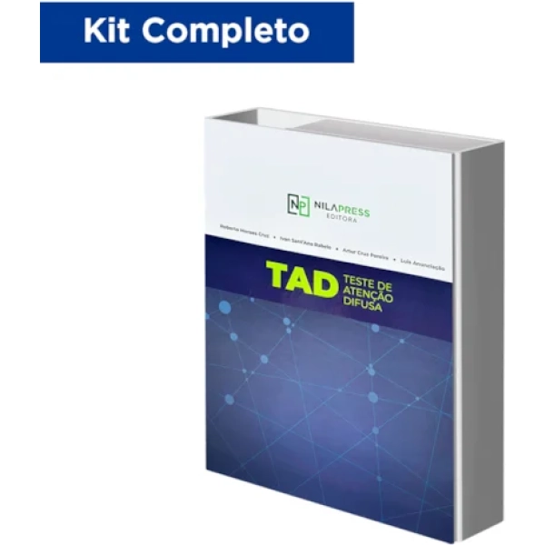 TAD Teste de Atenção Difusa - KIT COMPLETO