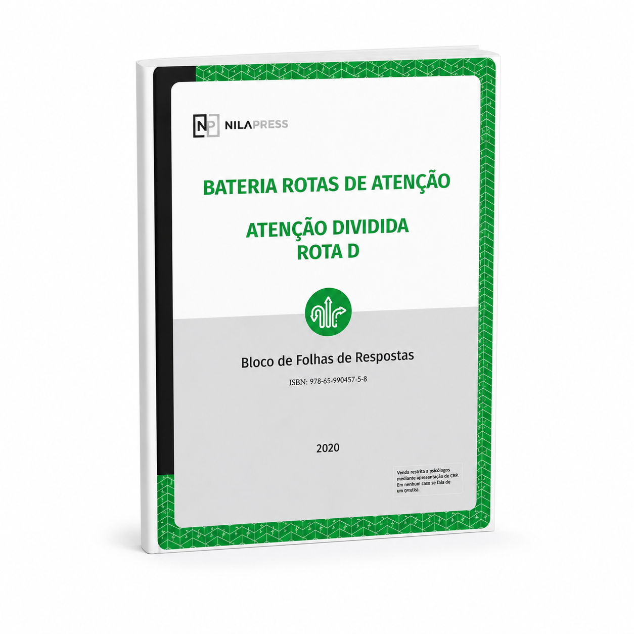 ROTAS D – Bloco de Folha de Respostas – Atenção Dividida (c/ 30 folhas)